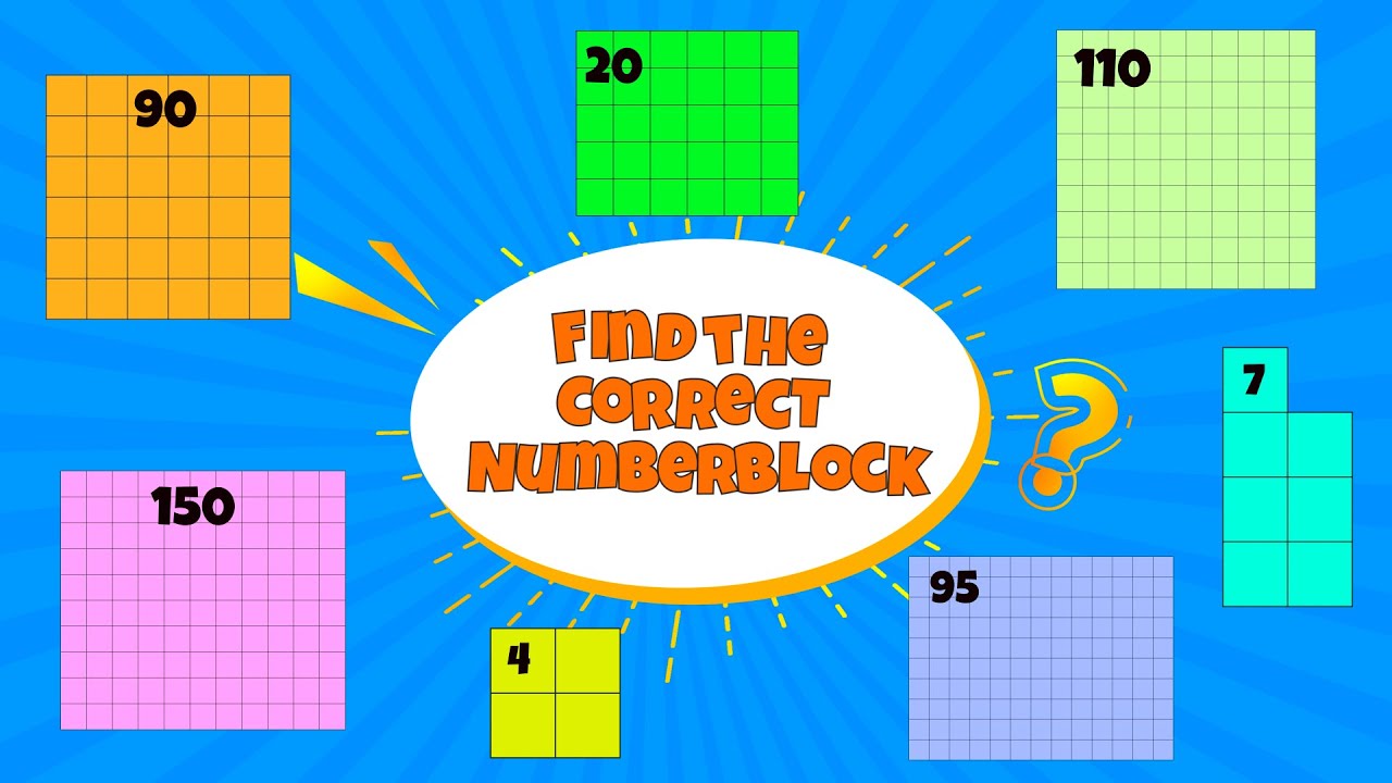 Numberblocks | НАЙДИ ПРАВИЛЬНЫЙ ЧИСЛОВОЙ БЛОК | Математика Numberblocks для детей | Учимся считат...