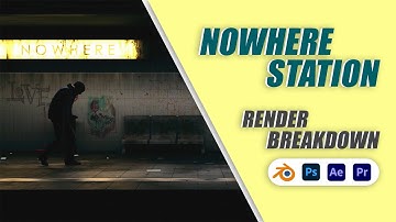 How I made a cinematic train station scene in Blender | Render Breakdown