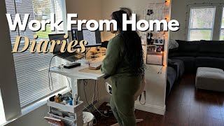 75 CHATTY work from home routine | day in the life working for corporate medical insurance company