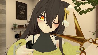 Cafe Hair Cut Asmr~ No Talking~ | VRChat ASMR