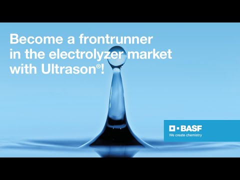 Scale up green hydrogen production with BASF’s Ultrason® (PSU, PESU, PPSU) for water electrolyzers!