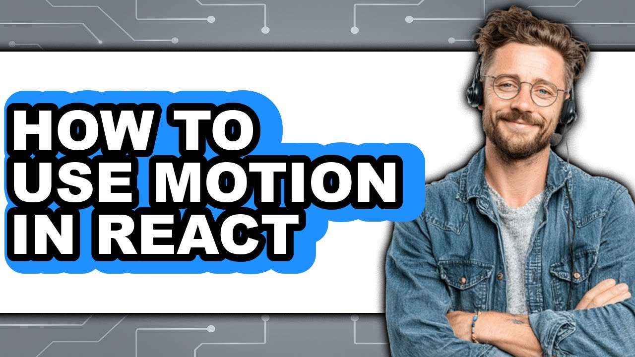 React Motion How to Use Motion in React - Step by Step - YouTube