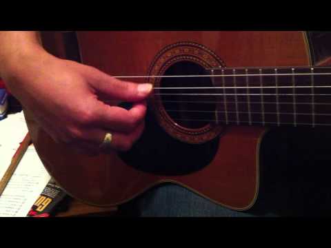 Guitar Lesson/Rest strokes  /picking C major scale /arpeggio picking