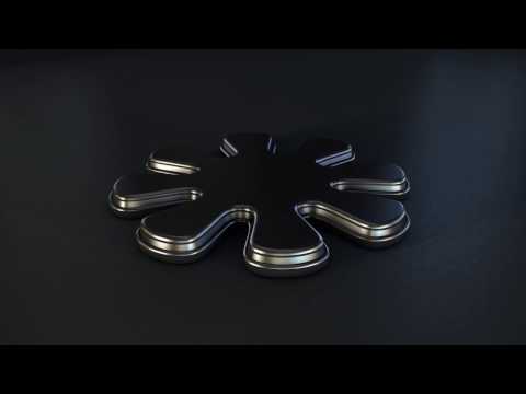 ورده فضيه ثلاثية او رباعية الابعاد متحركة