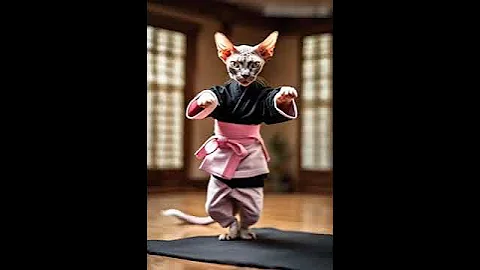 Watch the video about Crazy sphynx cat #lol #crazily #explore#Martial arts
