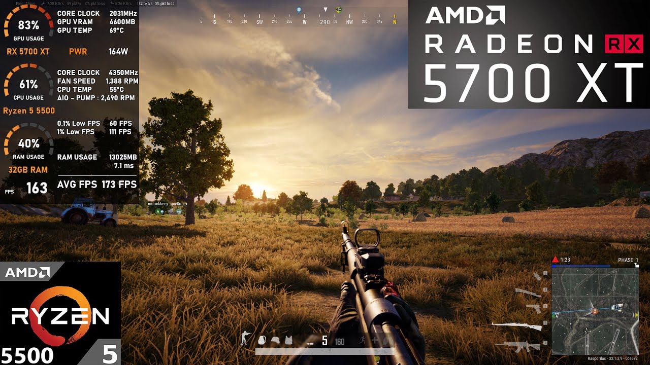 RX 5700 XT + Ryzen 5 5500 : PUBG (Tested in Late 2024) - YouTube RX 5700 XT + Ryzen 5 5500 : PUBG (Tested in Late 2024) - YouTube
