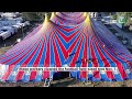 What’s up with the circus in Tropicana Field’s parking lot?