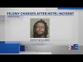 Man charged with damaging hotel in Antioch