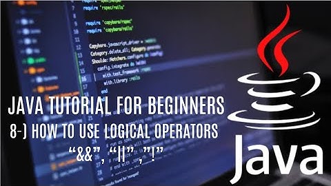 Java tutorial for beginners 8: How to Use AND, OR, and Not Equal Operators in Java