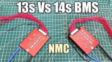 13s vs 14s NMC Lithium Ion BMS Module , 48v vs 52v Lithium Battery Full Comparison Video