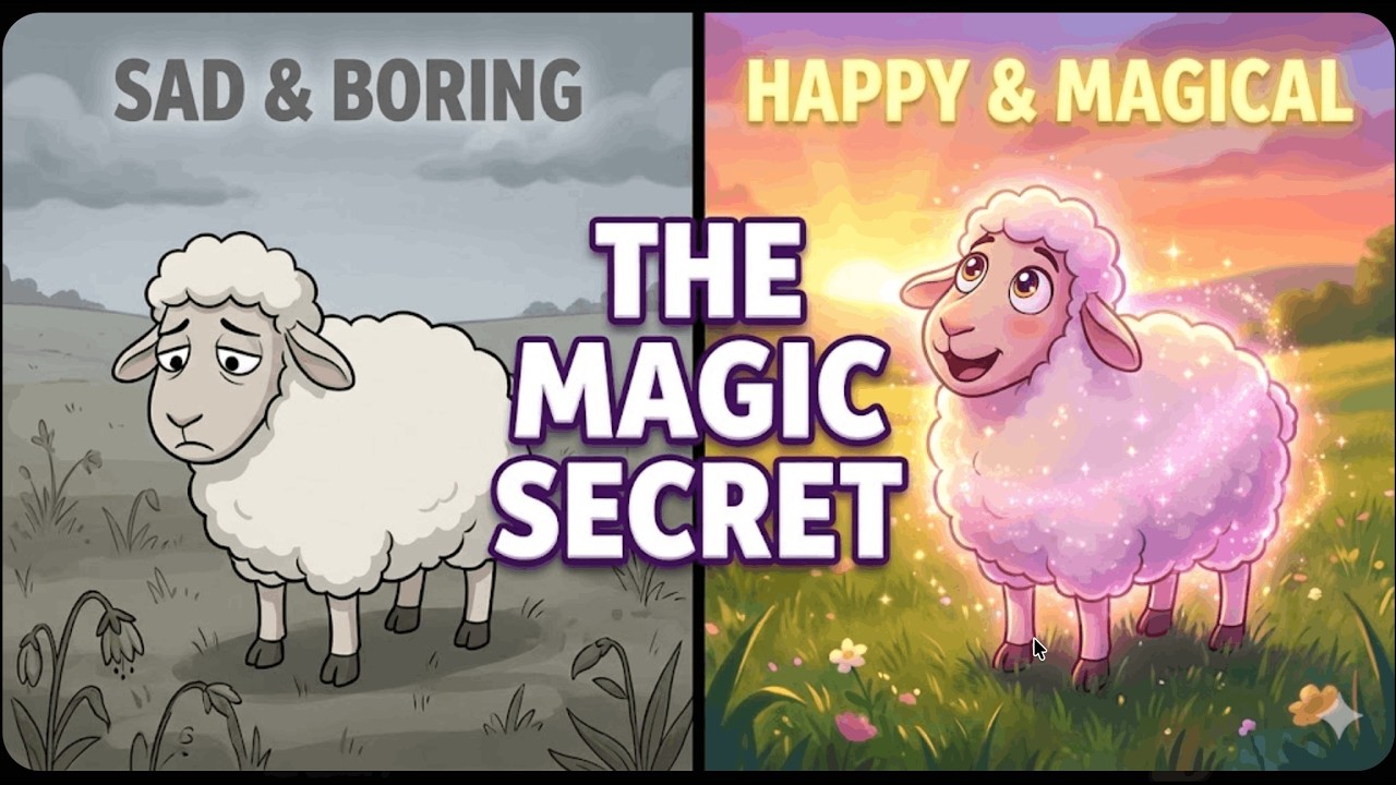 Why Are Sheep White? 🤔 Daisy's Magical Discovery at Sunset 🌅