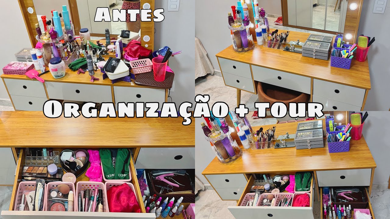 ORGANIZAÇÃO + TOUR PELA MINHA PENTEADEIRA DOS SONHOS ✨