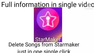 How to Delete Songs from Starmaker App screenshot 4