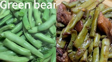 Pork stew with green beans 豬肉燉豆角