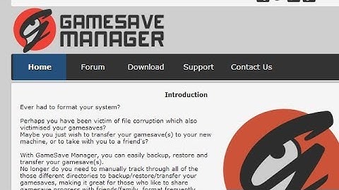 Game Save Manager will save your life (and your game saves on pc!!)