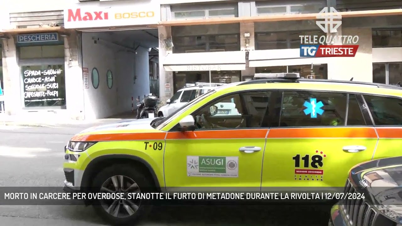 MORTO IN CARCERE PER OVERDOSE, STANOTTE IL FURTO DI METADONE DURANTE LA RIVOLTA | 12/07/2024