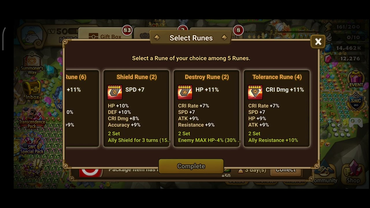 💎🕳️Here's your Monthly Dimension Point Reward. Trio Book Seacrest Rune