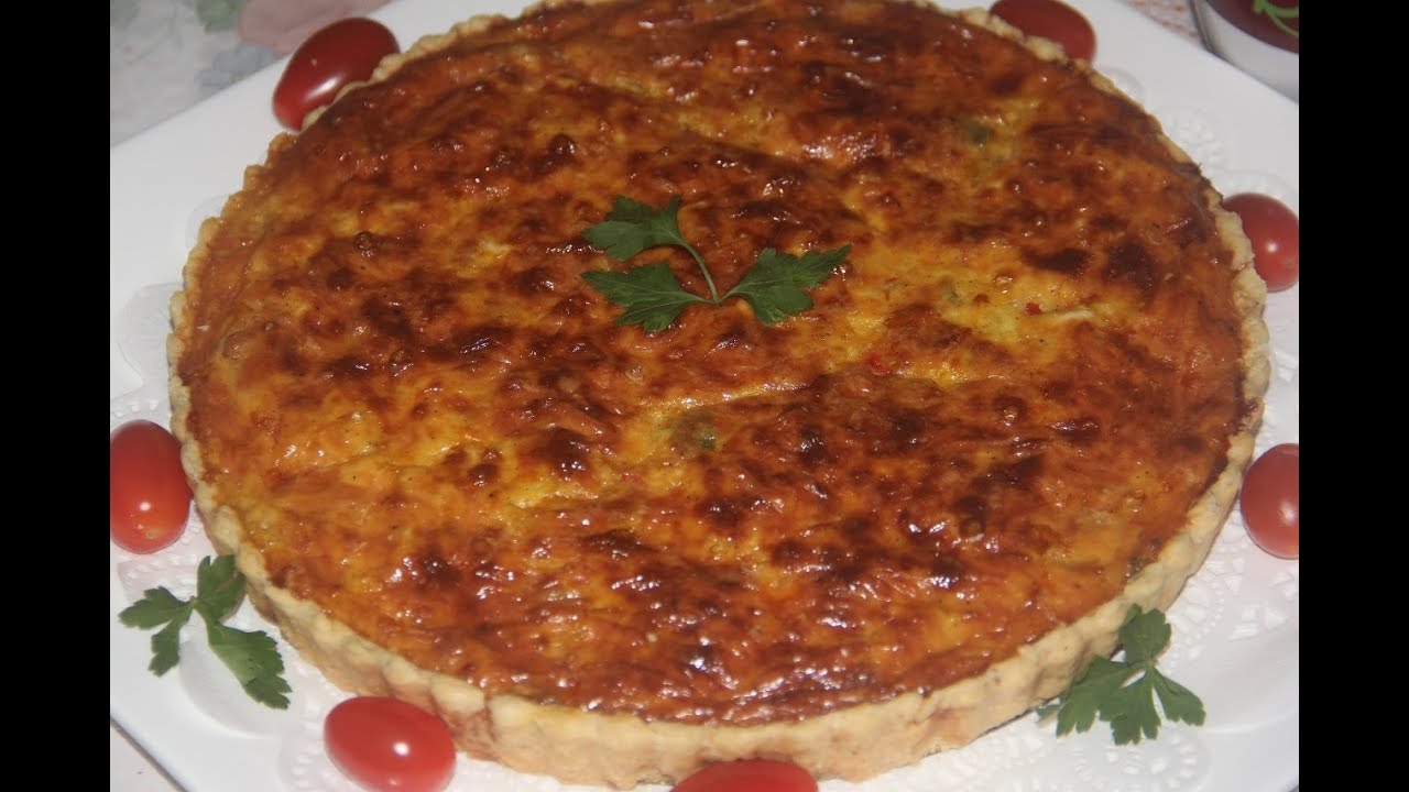 كيش بالتونة لذيذ و بعجين هش و ناجح سهل التحضير