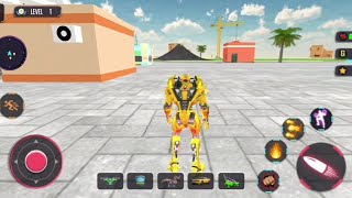Crocodile Robot Car Transformer Games - Android Gameplay screenshot 5