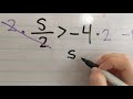 Solving & Graphing an Inequality