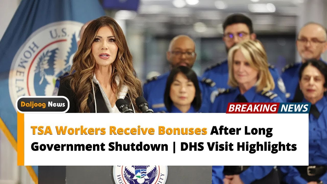 Сотрудники TSA получили бонусы после длительного перерыва в работе правительства | Основные момен...