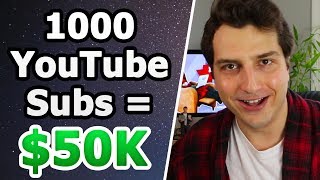 How much money can you make for 1000 subscribers? find out the truth
here. tube tycoon system: http://www.tubetycoon.com free affiliate
guide: http:/...