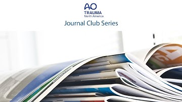 AO Trauma NA Journal Club Series—  Geriatric Acetabular Fractures