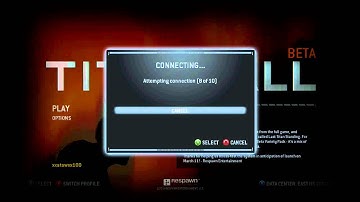 TITANFALL BETA FIX CONNECTION ERROR