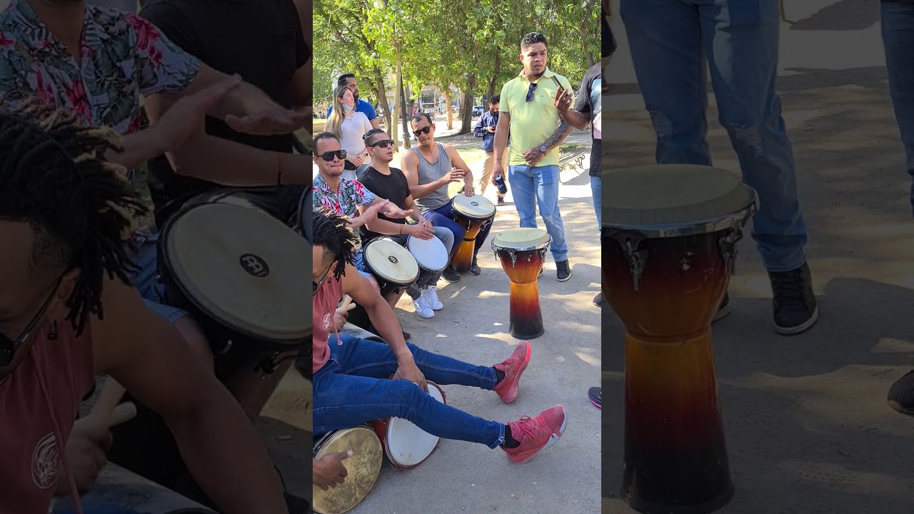 tambores de venezuela ( se están quemando) sabor costeño venezolano golpe carabobo