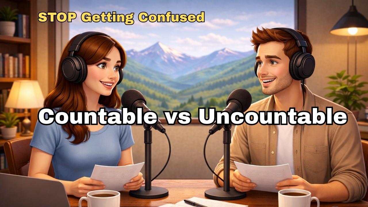 Stop Getting Confused: Countable vs Uncountable Nouns Explained | Easy English Speaking Practice