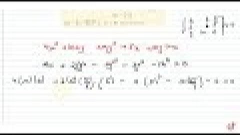 IIT JEE STRAIGHT LINES The angle between the pair of   lines whose equation is `4x^2+10 x y+m y^2...