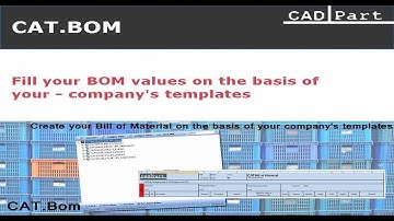 CATIA V5 | CAT.BOM | Excel export | Bill of material