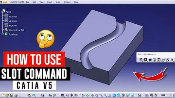 slot command in catia v5 | how to use slot command in catia | catia v5 commands