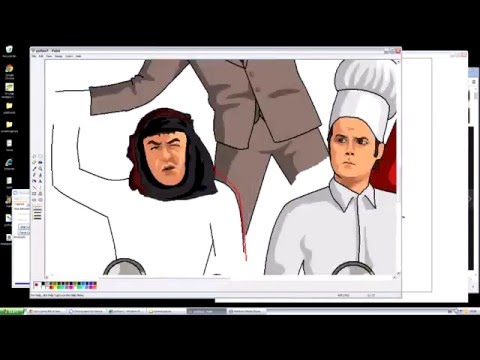 Jim'll Paint It - Monty Python Timelapse