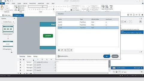 Lesson- 08 | Variable and Condition in Articulate Storyline | Storyline Tutorials