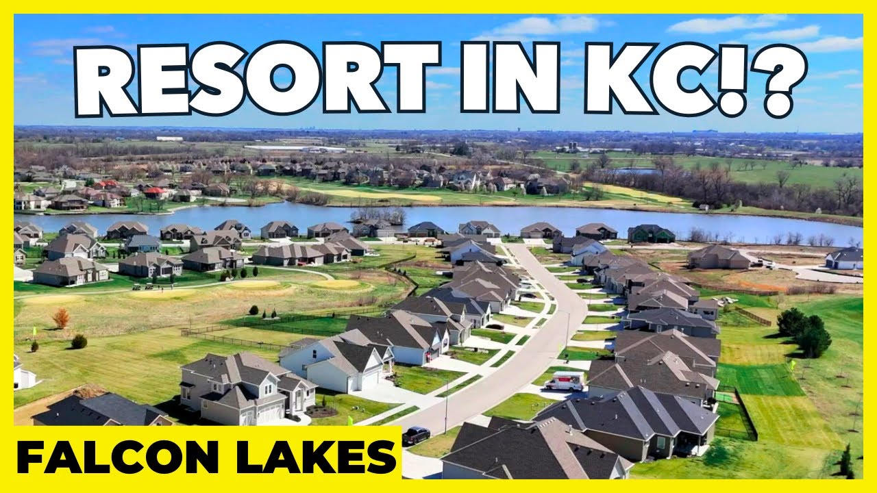 Massive New Homes In KANSAS CITY's Secret Paradise (Falcon Lakes in
