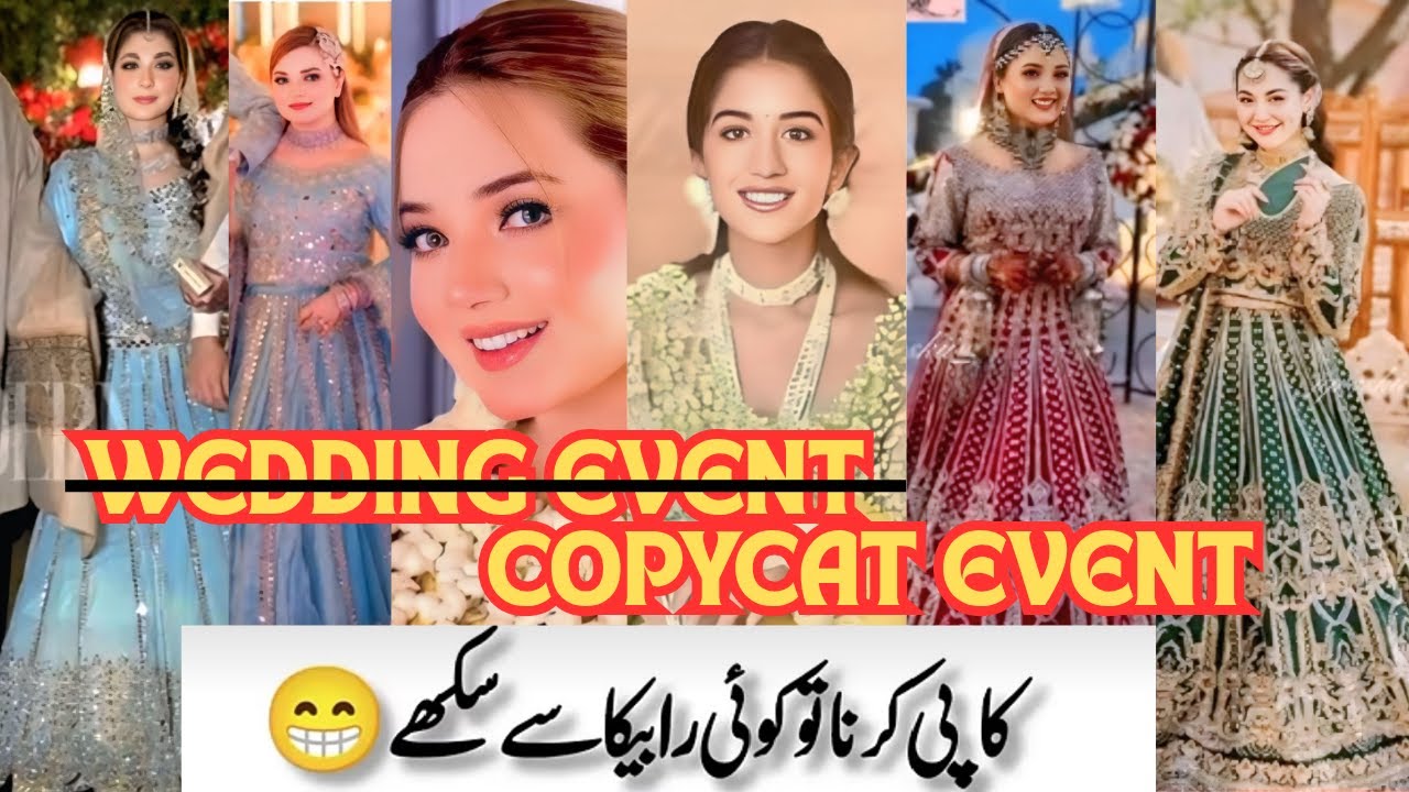 Fashion Copycat? Babeca Khanβs Bridal Looks = Copy Paste? Dresses Spark ...