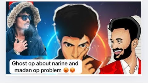 Ghost op about narine and madan op problem/ ghost angry 😡/ ghost op story #madanop 