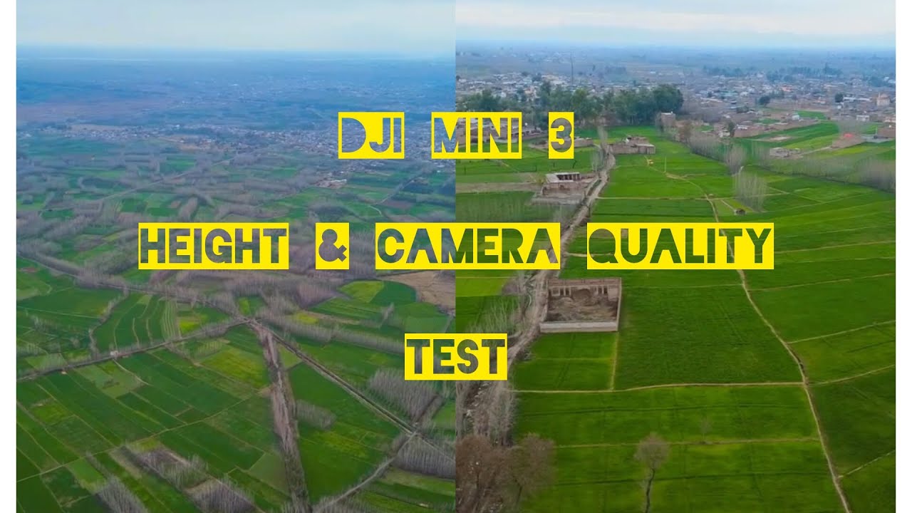 DJI Drone Flight Test | Village Video From Drone | Drone Test 