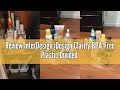Review InterDesign iDesign Clarity BPA-Free Plastic Divided Makeup and Cosmetic Organizer for Bathro