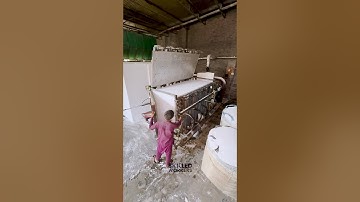 Behind the Scenes: Crafting of white Thermocol Polystyrene foam! 🏭🧽