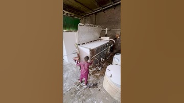 Behind the Scenes: Crafting of white Thermocol Polystyrene foam! 🏭🧽