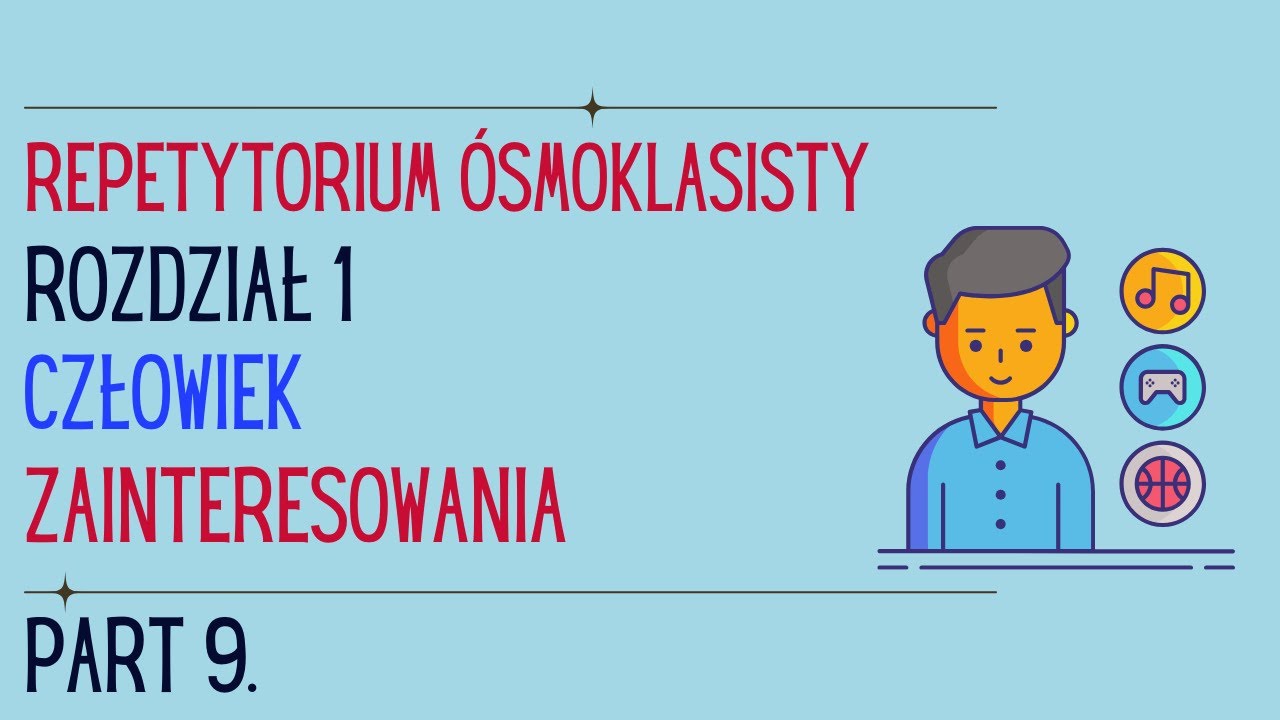 Repetytorium Ósmoklasisty Język angielski. Rozdział 1 Człowiek