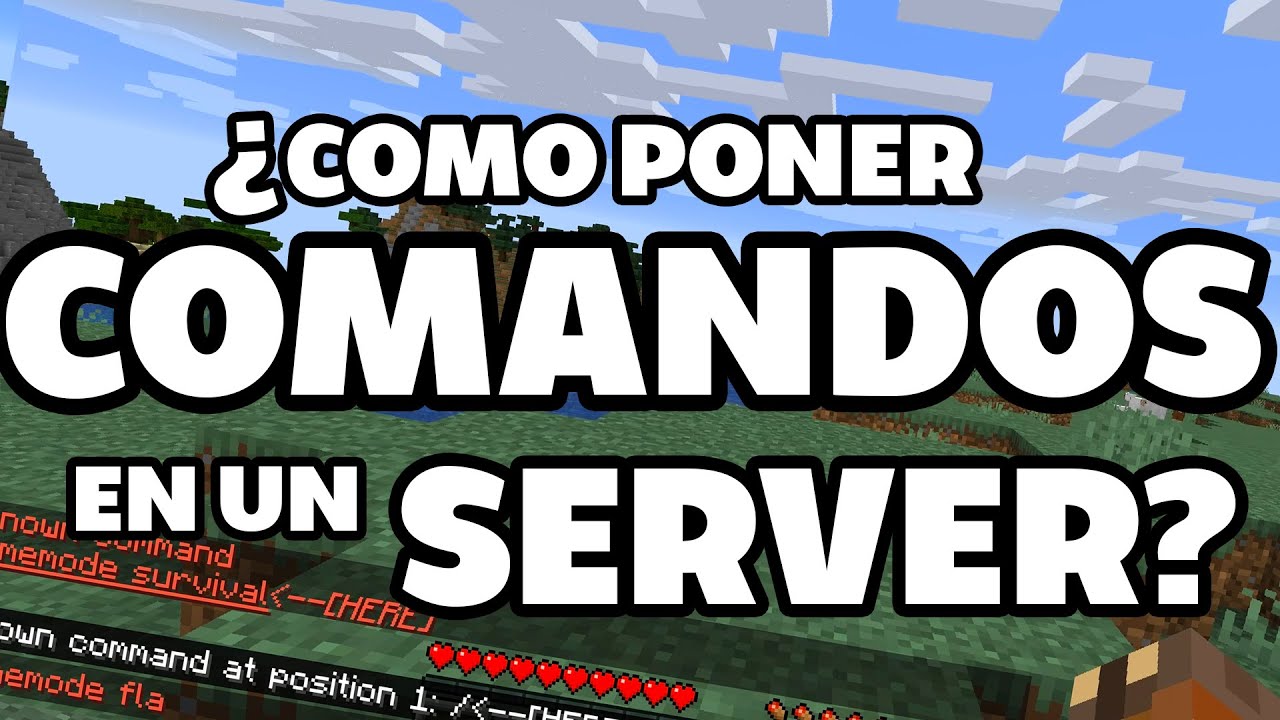 Activar Bloques De Comandos Minecraft Server
