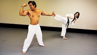 How to fight a STRONGER Opponent (TKD SPARRING)