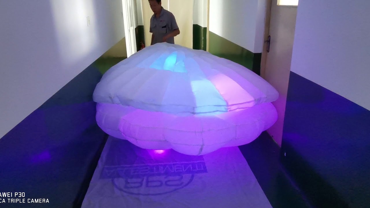 inflatable world Advertising Inflatables Shell For Wedding Stage Decoration