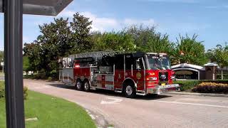 Orlando Fire Department NEW Tower 15 Responding