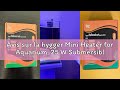 Avis sur la hygger Mini Heater for Aquarium, 25 W Submersible Aquarium Heater with Digital Display C