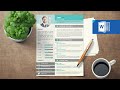 CV/Resume design in ms word | How to make resume in Microsoft Office Word 2021