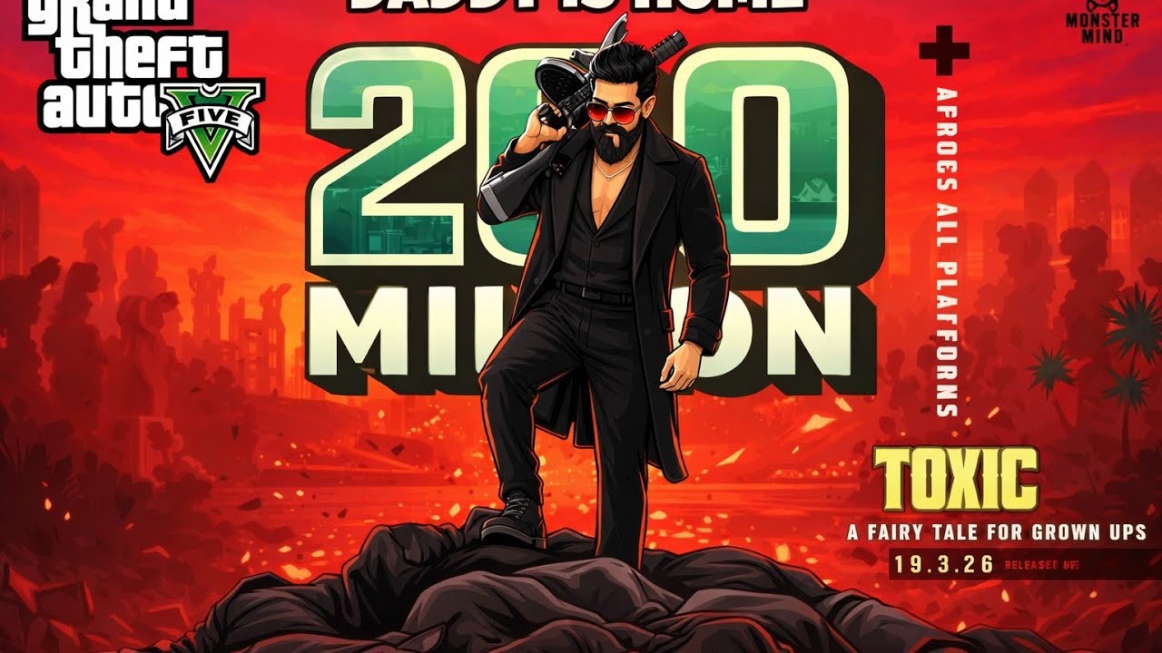 GTA 5 Cinematic X Toxic Yash Trailer | Toxic Vibe Edit | Power & Attitude 🔥